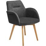 Anthrazitfarbene Moderne MCA furniture Armlehnstühle mit Armlehne 