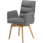 Graue Moderne MCA furniture Armlehnstühle aus Massivholz mit Armlehne 