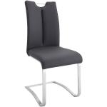 Reduzierte Schwarze Moderne MCA furniture Schwingstühle aus Leder Breite 0-50cm, Höhe 100-150cm, Tiefe 50-100cm 