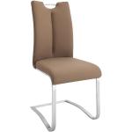 Reduzierte Braune Moderne MCA furniture Schwingstühle aus Kunstleder Breite 0-50cm, Höhe 100-150cm, Tiefe 50-100cm 
