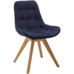 Reduzierte Blaue Gesteppte MCA furniture Drehstühle aus Massivholz Breite 50-100cm, Höhe 50-100cm, Tiefe 50-100cm 