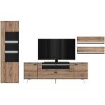 Anthrazitfarbene MCA furniture Wohnzimmermöbel furniert aus Massivholz Breite 50-100cm, Höhe 200-250cm, Tiefe 0-50cm 