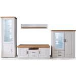 Reduzierte Weiße MCA furniture Holz-Wohnwände aus Kiefer Breite 350-400cm, Höhe 200-250cm, Tiefe 50-100cm 