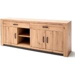 Anthrazitfarbene MCA furniture Sideboards aus Melamin Breite 150-200cm, Höhe 50-100cm, Tiefe 0-50cm 