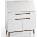 Weiße Moderne MCA furniture Sekretäre aus Holz Breite 50-100cm, Höhe 100-150cm, Tiefe 0-50cm 