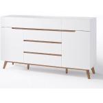 Weiße Moderne MCA furniture Sideboards aus Holz Breite 150-200cm, Höhe 100-150cm, Tiefe 0-50cm 