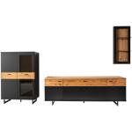 Anthrazitfarbene Moderne MCA furniture Wohnzimmermöbel aus MDF 