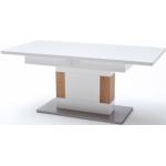 Weiße MCA furniture Esstische & Esszimmertische matt aus Eiche Breite 150-200cm, Höhe 50-100cm, Tiefe 50-100cm 