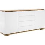 Reduzierte Weiße Moderne MCA furniture Sideboards matt aus Eiche Breite 150-200cm, Höhe 50-100cm, Tiefe 0-50cm 