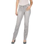 Reduzierte Silbergraue MAC Jeans Dream Slim Fit Jeans für Damen Weite 44 