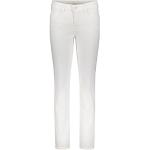 Reduzierte Weiße MAC Jeans Dream Straight Leg Jeans aus Denim für Damen Weite 44 