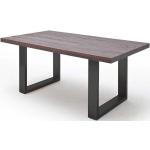 Hellbraune Moderne MCA furniture Castello Esstische Holz lackiert aus Massivholz Breite 50-100cm, Höhe 50-100cm, Tiefe 50-100cm 