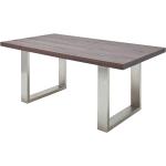 Hellbraune Moderne MCA furniture Castello Esstische Holz lackiert aus Massivholz Breite 0-50cm, Höhe 0-50cm, Tiefe 0-50cm 