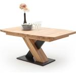 Hellbraune Moderne MCA furniture Esstische Holz Geölte aus Massivholz ausziehbar 