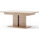 Braune MCA furniture Esstische Holz aus Holz ausziehbar Breite 250-300cm, Höhe 250-300cm, Tiefe 50-100cm 
