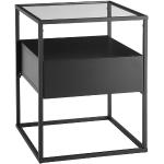 Schwarze MCA furniture Beistelltische & Ablagetische aus Holz Breite 0-50cm, Höhe 50-100cm, Tiefe 0-50cm 