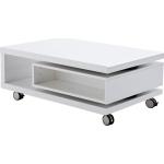 Weiße MCA furniture Hochglanz-Couchtische lackiert aus Holz Breite 0-50cm, Höhe 0-50cm, Tiefe 0-50cm 