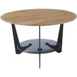 Schwarze Moderne MCA furniture Massivholz-Couchtische pulverbeschichtet aus Massivholz Höhe 50-100cm, Tiefe 0-50cm 