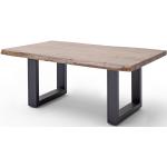Hellbraune MCA furniture Massivholz-Couchtische lackiert aus Nussbaum Breite 100-150cm, Höhe 100-150cm, Tiefe 0-50cm 