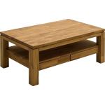 Moderne MCA furniture Massivholz-Couchtische aus Massivholz mit Schublade Höhe 50-100cm, Tiefe 100-150cm 