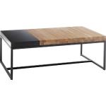 Schwarze Industrial MCA furniture Massivholz-Couchtische geölt aus Massivholz Höhe 100-150cm, Tiefe 0-50cm 