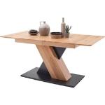 Reduzierte MCA furniture Nachhaltige Rechteckige Esstische Holz aus Massivholz ausziehbar Breite 50-100cm, Höhe 50-100cm, Tiefe 50-100cm 