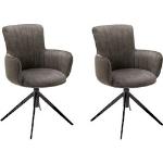 Reduzierte Schwarze Gesteppte MCA furniture Armlehnstühle matt aus Polyester Outdoor Breite 50-100cm, Höhe 50-100cm, Tiefe 50-100cm 2-teilig 