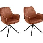 Reduzierte Schwarze MCA furniture Armlehnstühle matt aus Metall mit Armlehne Breite 50-100cm, Höhe 50-100cm, Tiefe 50-100cm 