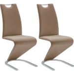 Silberne Moderne MCA furniture Amado Schwingstühle aus Chrom Breite 0-50cm, Höhe 100-150cm, Tiefe 50-100cm 