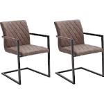 online Braune MCA Stühle furniture günstig Freischwinger kaufen