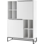 Reduzierte Weiße MCA furniture Sideboards matt Breite 100-150cm, Höhe 100-150cm, Tiefe 0-50cm 
