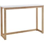 Reduzierte Weiße MCA furniture Wandtische matt aus Massivholz Breite 100-150cm, Höhe 50-100cm, Tiefe 0-50cm 