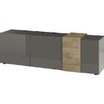 Reduzierte Dunkelgraue MCA furniture Lowboards Hochglanz matt aus MDF Breite 150-200cm, Höhe 50-100cm, Tiefe 0-50cm 