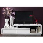 Weiße MCA furniture TV-Lowboards & Fernsehtische lackiert aus MDF mit Schublade Breite 0-50cm, Höhe 0-50cm, Tiefe 0-50cm 