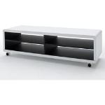 Reduzierte Weiße Moderne MCA furniture Lowboards mit Rollen Breite 100-150cm, Höhe 0-50cm, Tiefe 0-50cm 