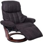 Schwarze MCA furniture Ohrensessel aus Textil Breite 50-100cm, Höhe 50-100cm, Tiefe 50-100cm 