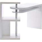 Weiße MCA furniture Schreibtische & Arbeitstische lackiert aus MDF schwenkbar Breite 0-50cm, Höhe 50-100cm, Tiefe 0-50cm 
