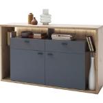 Reduzierte Graue Moderne MCA furniture Sideboards aus Melamin Breite 150-200cm, Höhe 50-100cm, Tiefe 0-50cm 