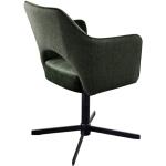 Olivgrüne MCA furniture Polsterstühle matt aus Stoff Breite 50-100cm, Höhe 50-100cm, Tiefe 50-100cm 
