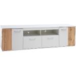 Reduzierte Weiße Moderne MCA furniture Lowboards aus Holz Breite 200-250cm, Höhe 50-100cm, Tiefe 0-50cm 