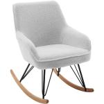 Reduzierte Weiße Industrial MCA furniture Schaukelstühle aus Textil Breite 50-100cm, Höhe 50-100cm, Tiefe 50-100cm 