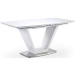 Reduzierte Weiße Moderne MCA furniture Ilko Kulissentische aus Metall Breite 150-200cm, Höhe 50-100cm, Tiefe 50-100cm 