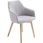 Hellgraue Skandinavische MCA furniture Armlehnstühle aus Massivholz Breite 50-100cm, Höhe 50-100cm, Tiefe 50-100cm 