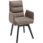 Braune Moderne MCA furniture Armlehnstühle aus Massivholz Breite 50-100cm, Höhe 50-100cm, Tiefe 50-100cm 