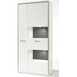 Graue Moderne MCA furniture Trento Vitrinen Breite 50-100cm, Höhe 200-250cm, Tiefe 0-50cm 