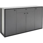 Reduzierte Dunkelgraue Moderne MCA furniture Sideboards aus Holz Breite 150-200cm, Höhe 50-100cm, Tiefe 0-50cm 