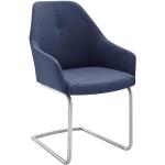 Reduzierte Blaue Moderne MCA furniture Madita Schwingstühle aus PU Breite 50-100cm, Höhe 50-100cm, Tiefe 50-100cm 
