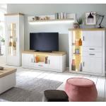 Weiße MCA furniture Wohnzimmermöbel aus Kiefer Breite 50-100cm, Höhe 200-250cm, Tiefe 0-50cm 