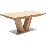 Reduzierte Moderne MCA furniture Esstische Holz aus Massivholz ausziehbar Breite 150-200cm, Höhe 50-100cm, Tiefe 50-100cm 