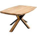 Reduzierte MCA furniture Esstische Holz aus Massivholz mit Schweizer Kante Breite 150-200cm, Höhe 50-100cm, Tiefe 50-100cm 8 Personen 